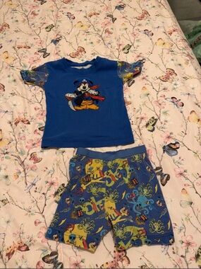 Disney Blue Pirate & Sea Creature Toddler Two-Piece Set
